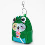 Glitter Frog Costume Cat Mini Backpack Keyring,