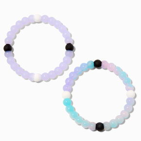 Purple Glow in the Dark Fortune Bracelets - 2 Pack,