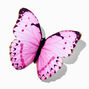 Barrette papillon violette,