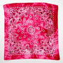 Tie Dye Paisley Bandana Headwrap - Dark Pink,