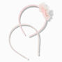 Claire&#39;s Club Pink Chiffon Pearl Headbands - 2 Pack,