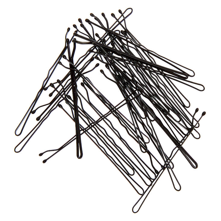 Large Bobby Pins - Black, 30 Pack,