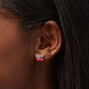 Pink &amp; Purple Butterfly Stud Earrings,