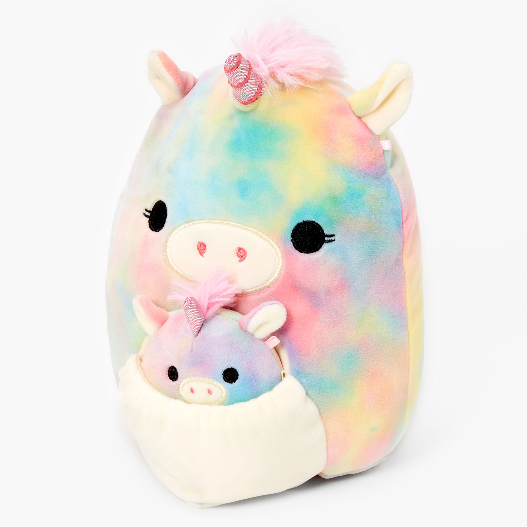  Kids Girls Colorful Plush Unicorn Cell Phone Bag Pouch