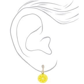 Glitter Fruit Clip On Earrings - 3 Pack,