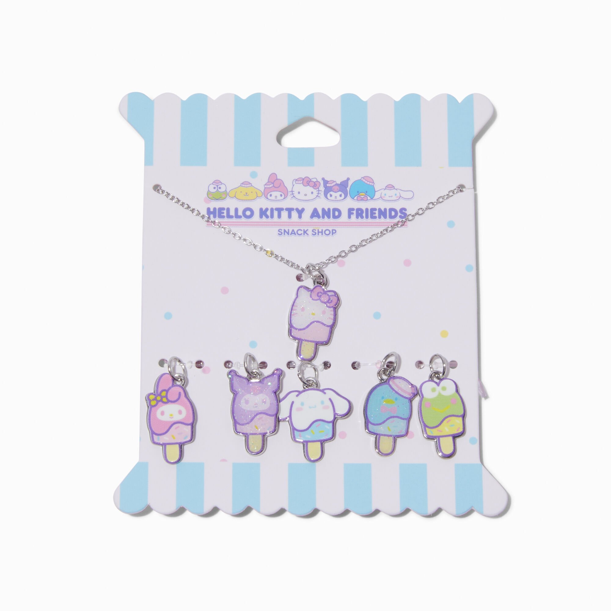 Hello Kitty® And Friends Snack Shop Multi Charm Pendant Necklace - 6 Pack,