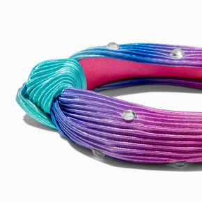Claire&#39;s Club Top Knot Jeweled Headband ,