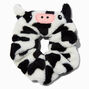 Black &amp; White Cow Scrunchie,