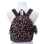 Nylon Hearts Medium Backpack - Black,
