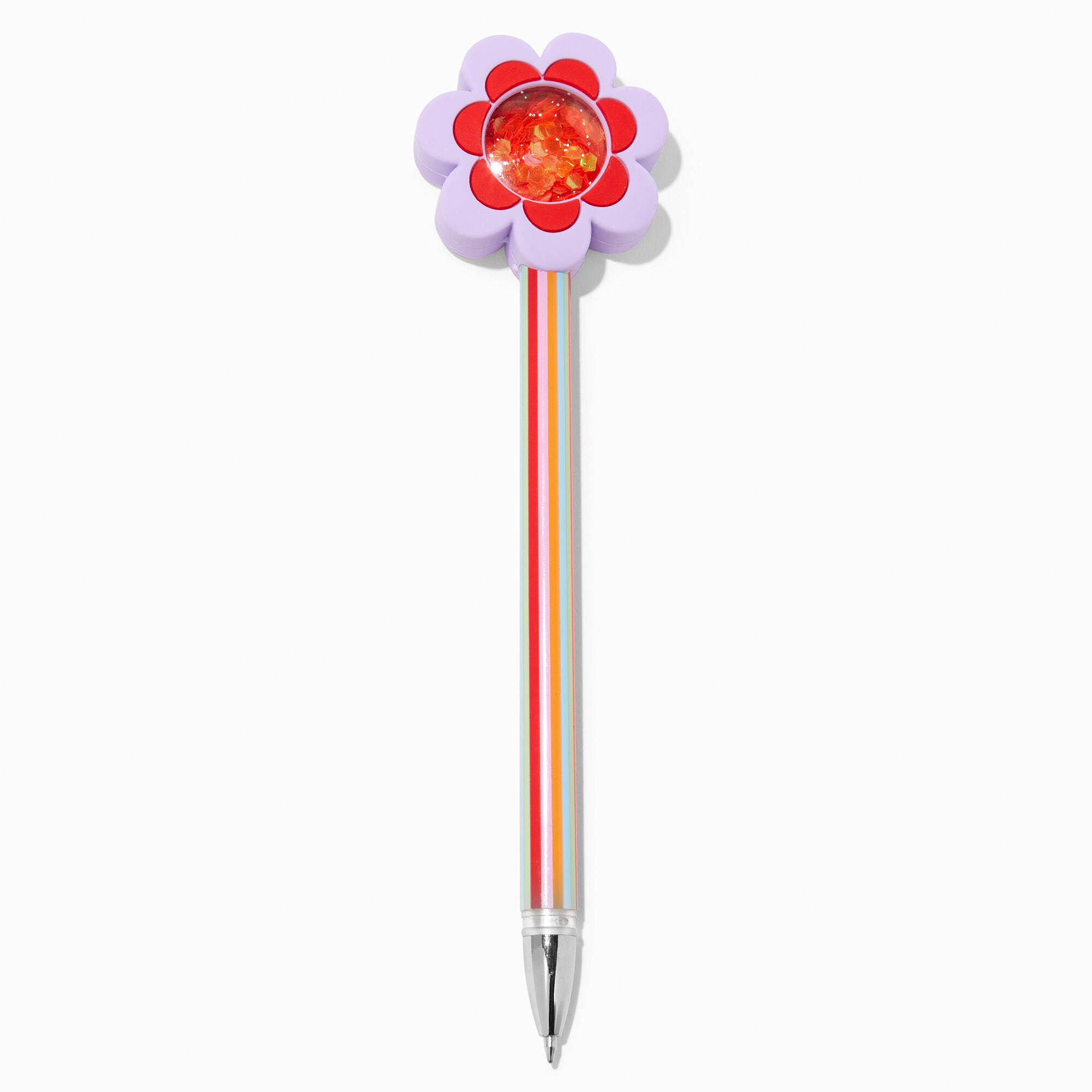 View Claires Shaker Daisy Top Pen Red information