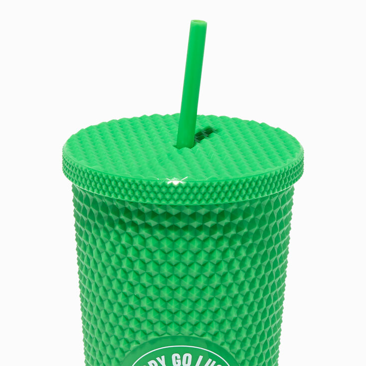 St. Patrick&#39;s Day Happy Go Lucky Green Tumbler,