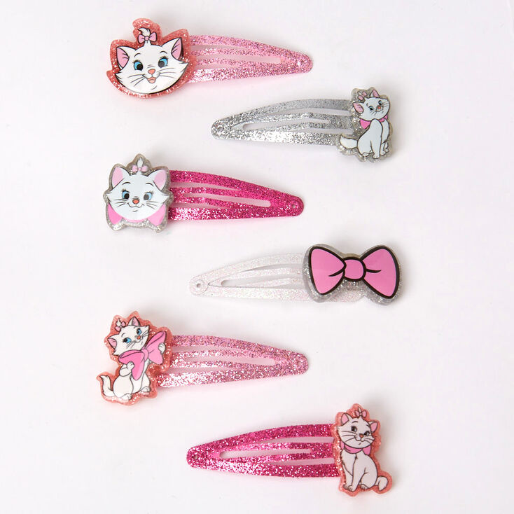 &copy;Disney Animals Marie Charm Snap Hair Clips - 6 Pack,