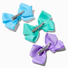 Claire&#39;s Club Mermaid Loopy Hair Bow Clips - 3 Pack,