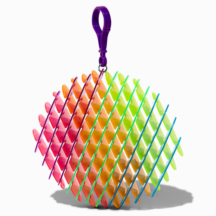 Rainbow Orbiflex Fidget Toy Keychain,