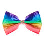 Rainbow Glitter Hair Bow,