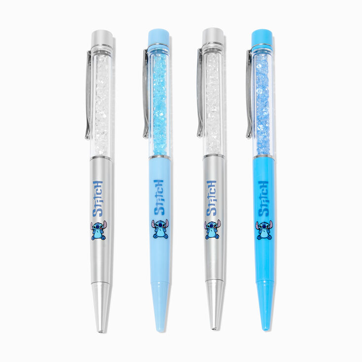 Lot de stylos bling-bling en exclusivit&eacute; chez Claire&rsquo;s Disney Stitch - Lot de 4,
