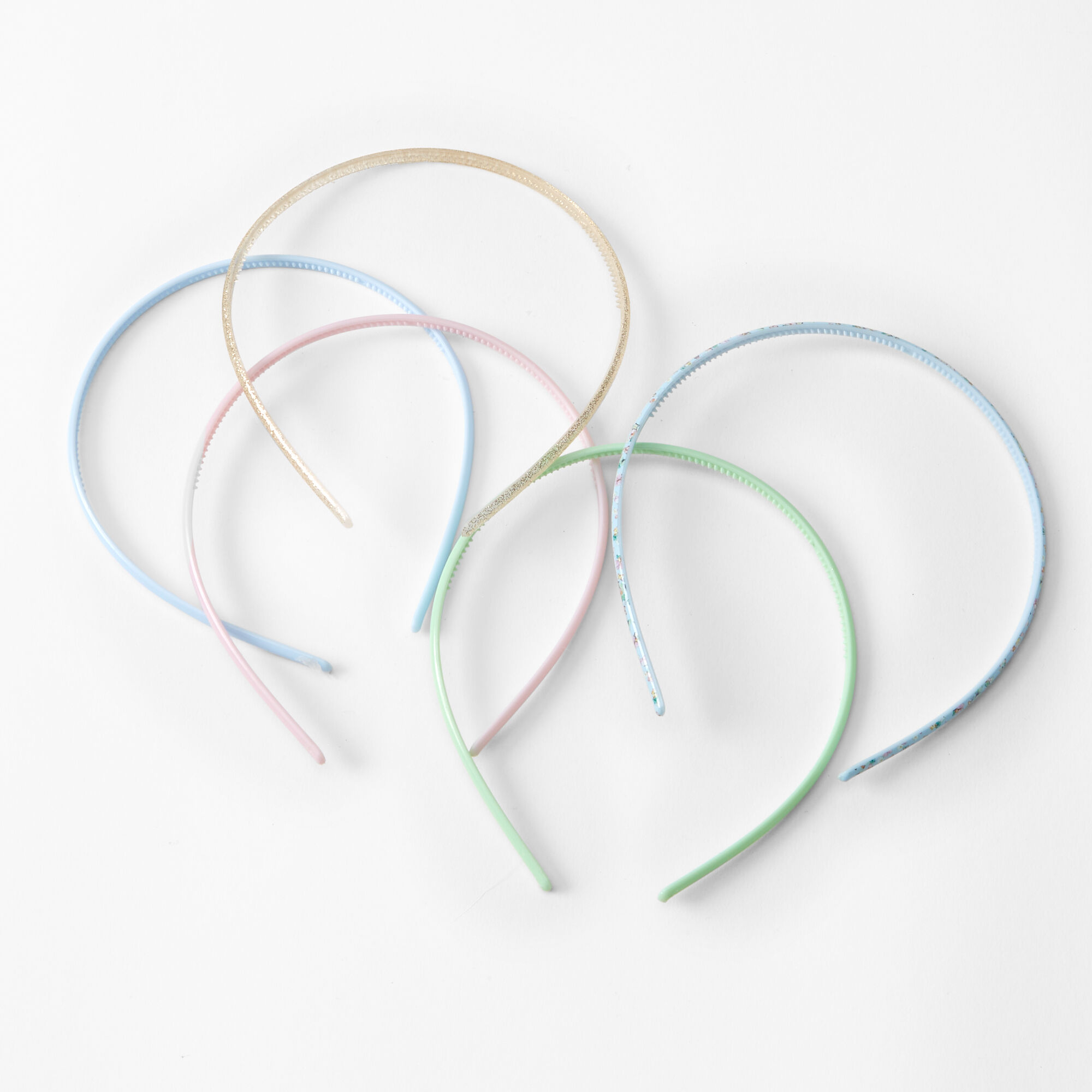 Claire's Club Pastel Headbands - 5 Pack,