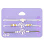 Silver Tree Stretch Bracelets - 3 Pack,
