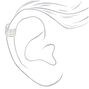 Mixed Metal Wire Ear Cuff Earrings - 3 Pack,
