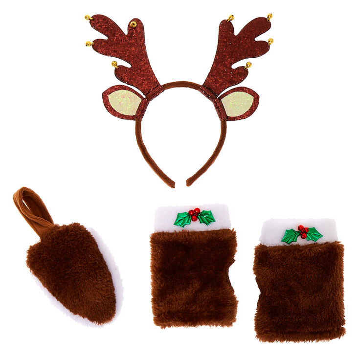 Claire's Costume de renne - Marron, lot de 3