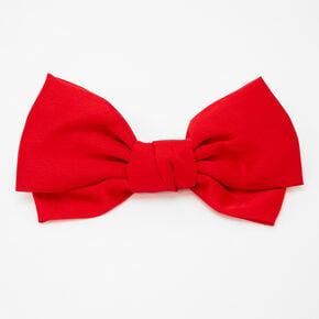 Large Hair Bow Clip - Red,