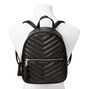 Quilted Small Backpack - Black,