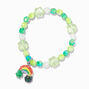 St. Patrick&#39;s Day Beaded Stretch Necklace &amp; Bracelet Set - 2 Pack,