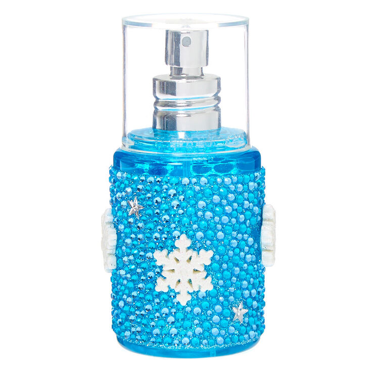 Blue Snowflake Bling Body Spray - Blue Raspberry,
