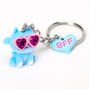 Porte-cl&eacute;s best friends chats avec lunettes de soleil - Lot de 3,