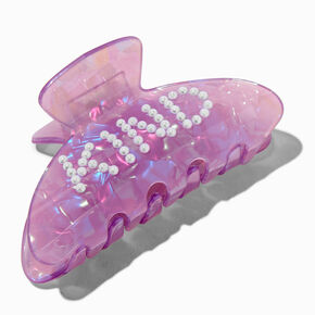 T H E M E x Claire&#39;s Purple DIY Hair Claw,