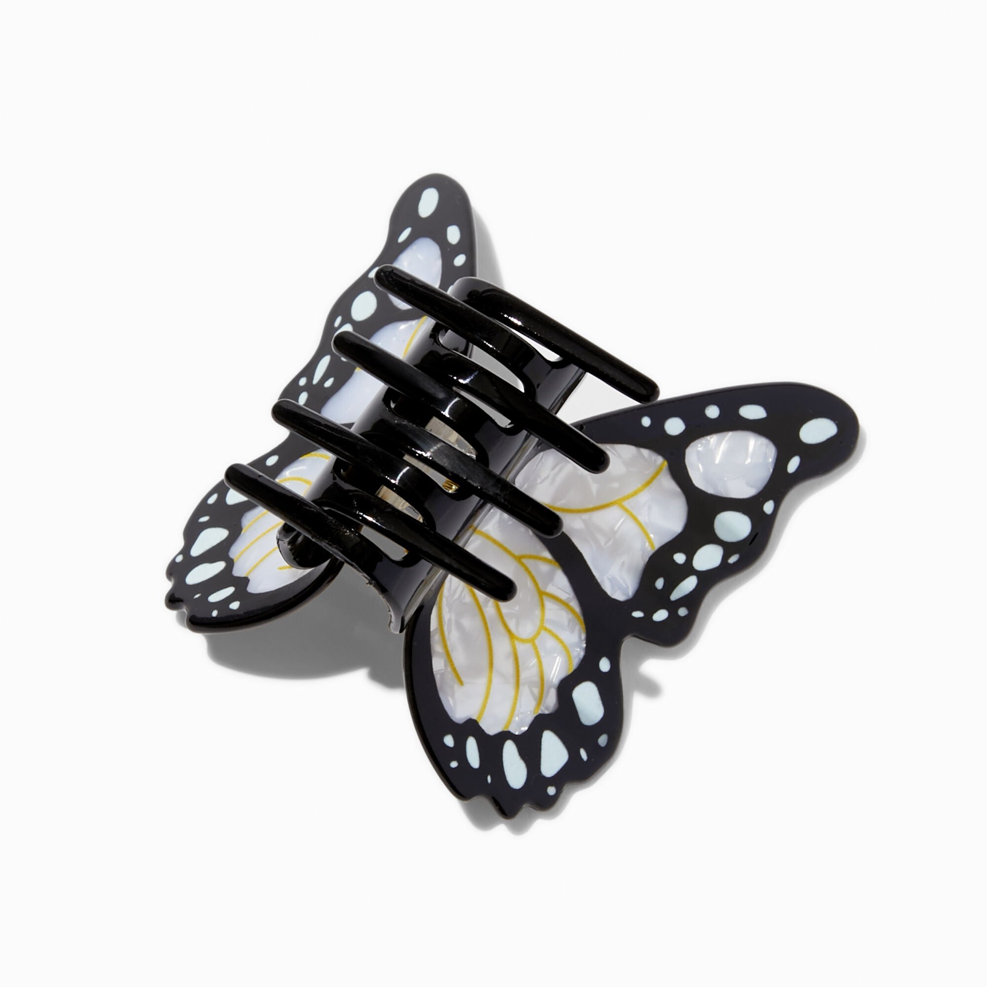 Black & White Butterfly Hair Claw,