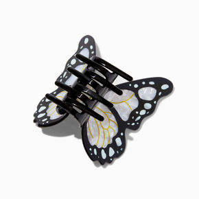Black &amp; White Butterfly Hair Claw,