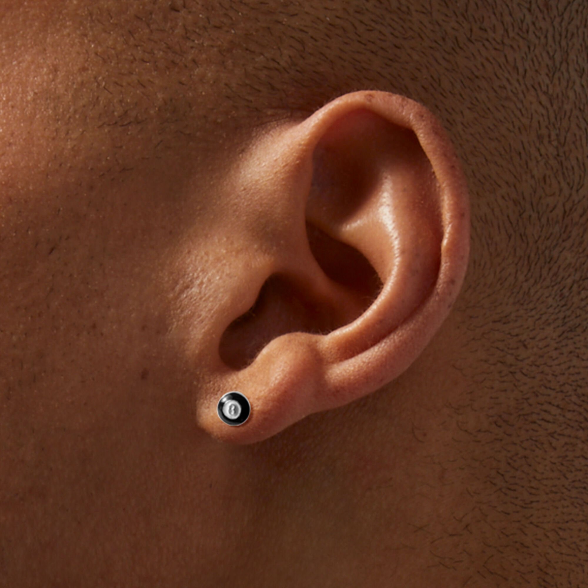 Mixed Metal 8 Ball Heart Mixed Stud Earrings - 20 Pack,