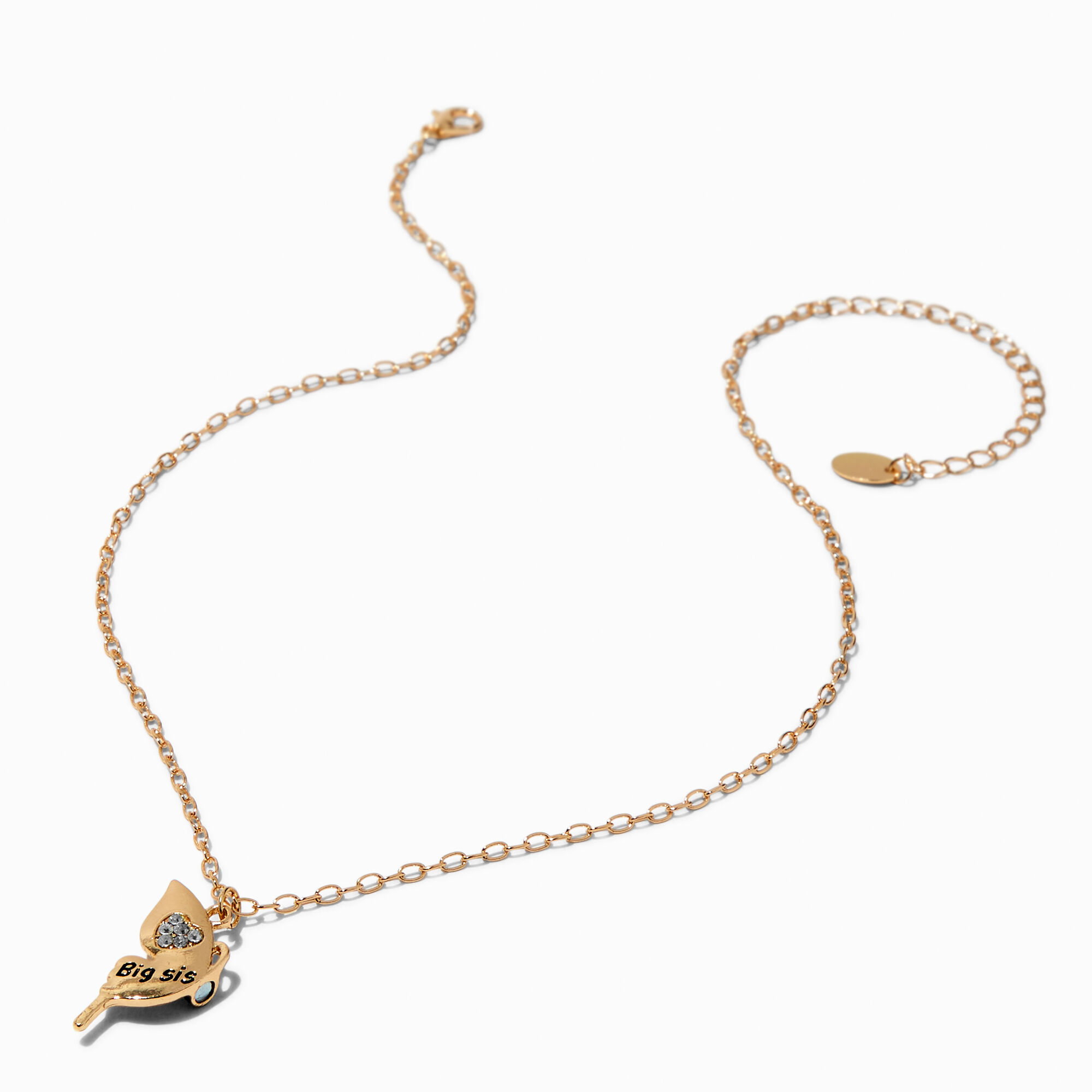 Big sister little discount sister necklace claire's