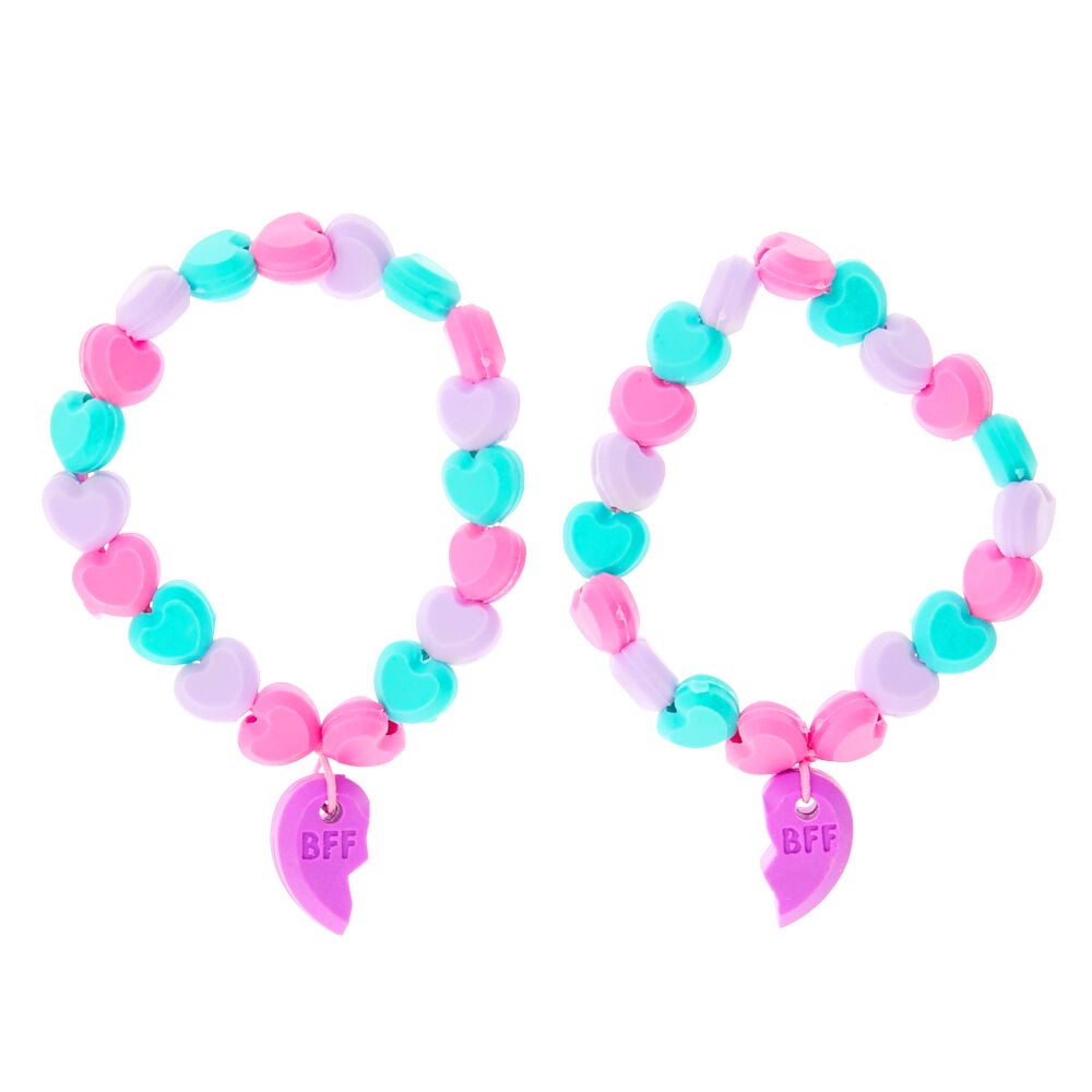 2 Pack Purple BFF Bracelet Eraser Set