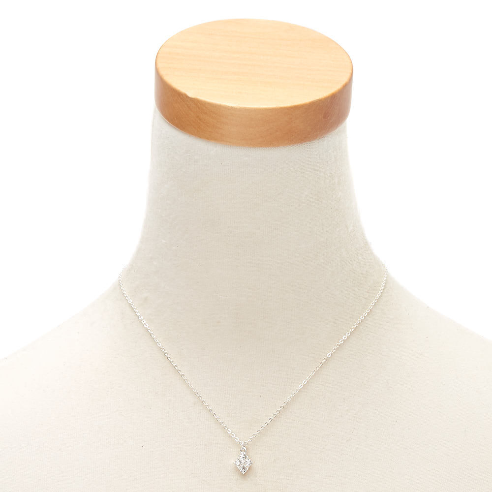 Claire's diamond necklace clearance