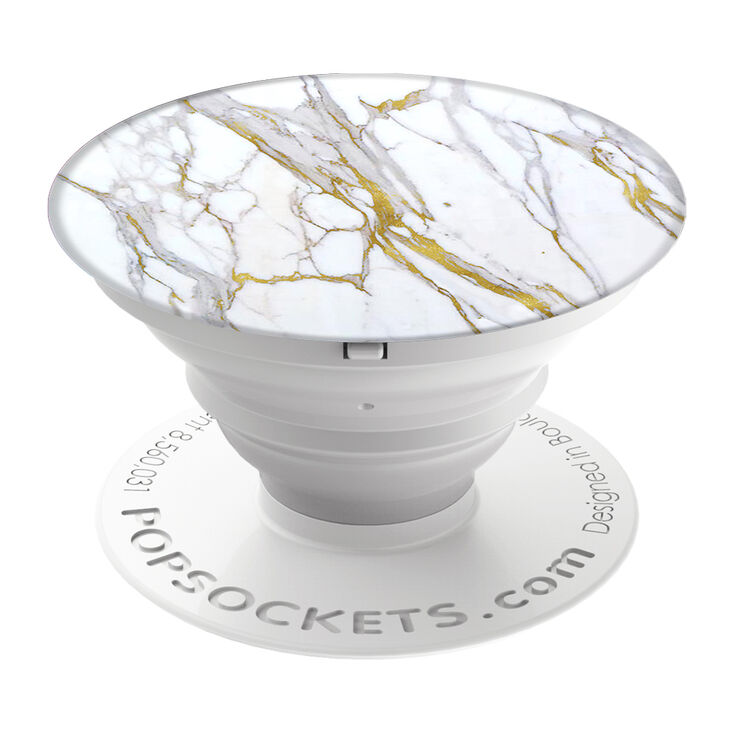 PopSocket Calacatta couleur dor&eacute;,