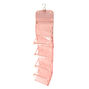 Dusty Shimmer Roll Out Travel Makeup Bag - Pink,