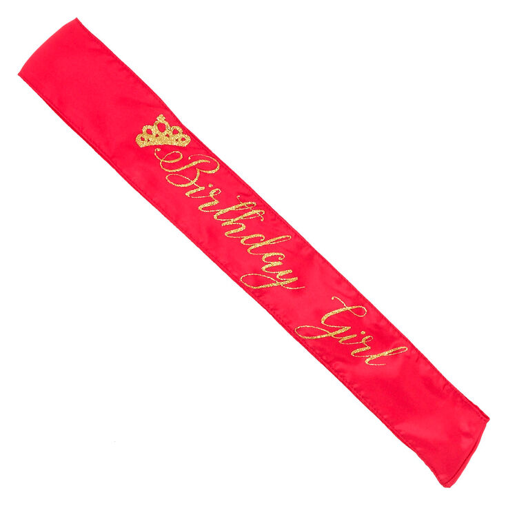 Claire's Écharpe « Birthday Girl » Club Claire's - Rose