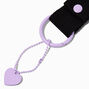 Porte-cl&eacute;s bracelet toile vierge &agrave; personnaliser,