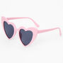 Heart Cat Eye Sunglasses - Blush Pink,