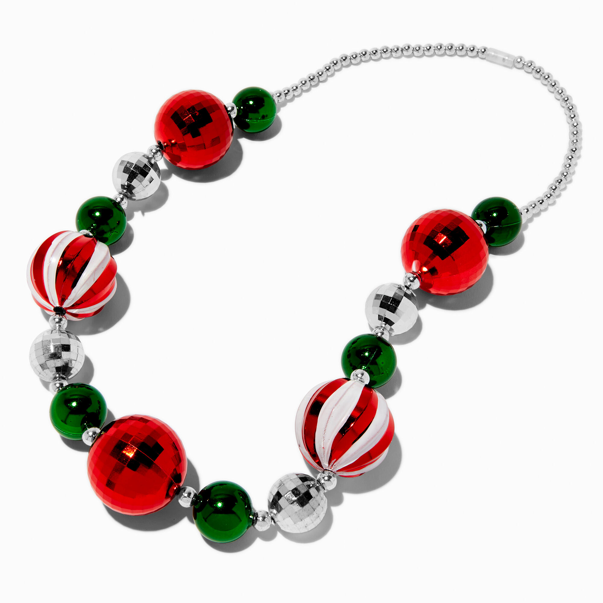 Christmas Ornament Large Bauble Necklace Claire s