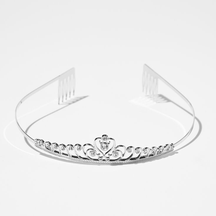 Claire&#39;s Club Swirl Rhinestone Tiara,