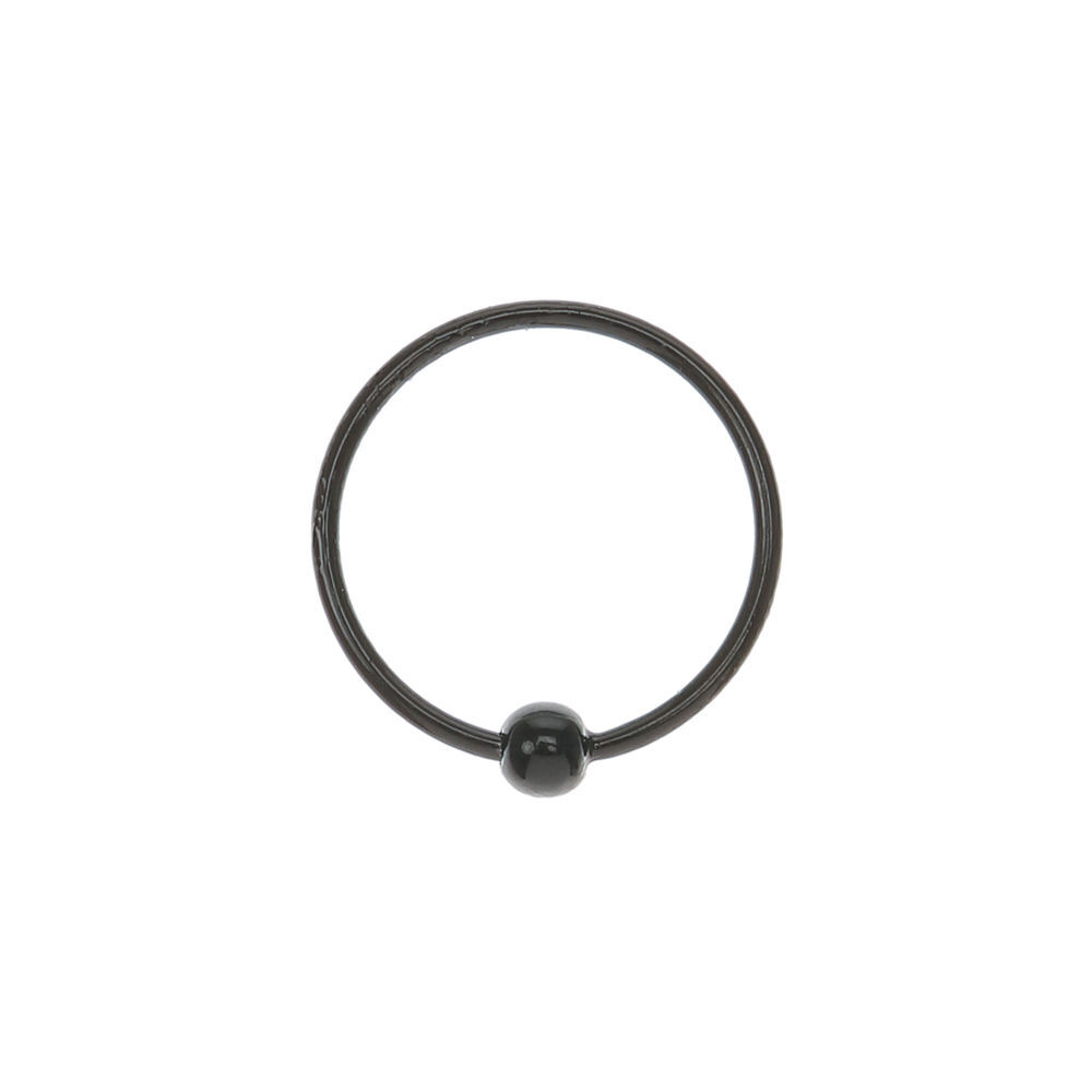 22g black shop nose hoop