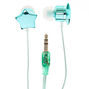 &Eacute;couteurs &eacute;toile couleur turquoise,