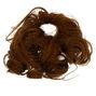 Curly Faux Hair Tie - Brown,