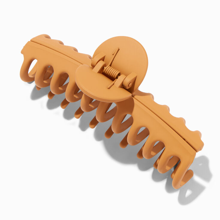 Matte Tan Large Hair Claw,