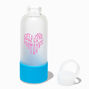 Self Love Frosted Glass Water Bottle,