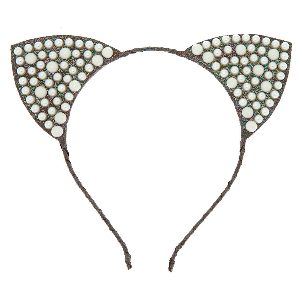 Pearl Cat Ears Headband,