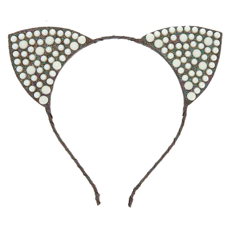 Pearl Cat Ears Headband,